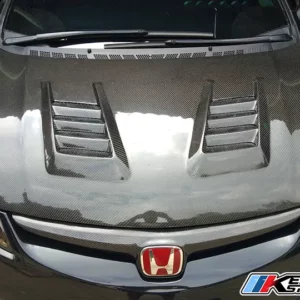 06-11 Civic FD2 J's Racing Style Carbon Fiber Hood